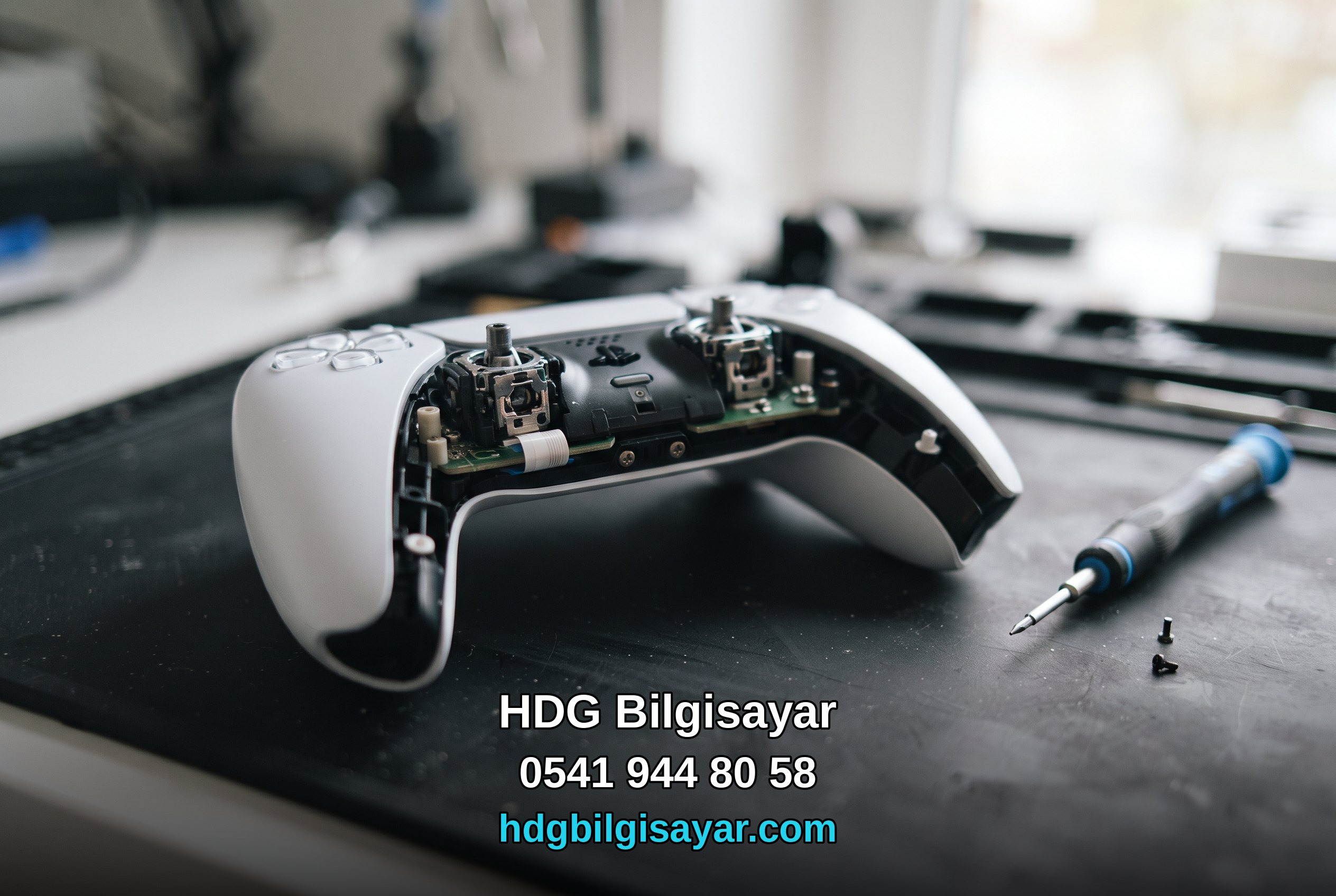 İzmir HDG Bilgisayar — DualSense drift tamir değerlendirme