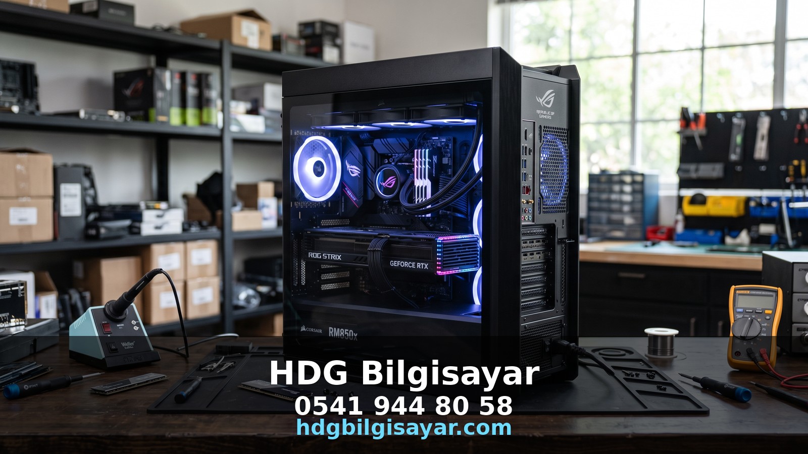 İzmir HDG Bilgisayar — oyuncu bilgisayarı kulesi