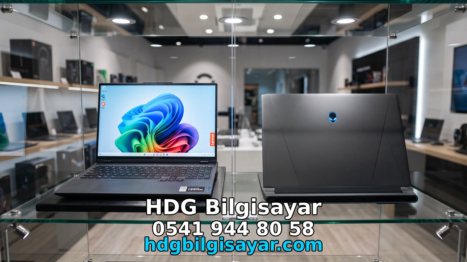 Vitrin ve yazılı işlem