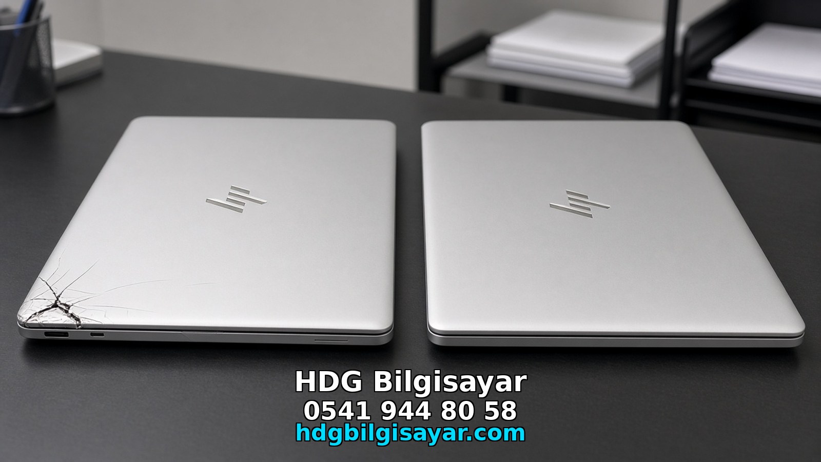 Çatlak kapaklı HP ile temiz kapaklı HP