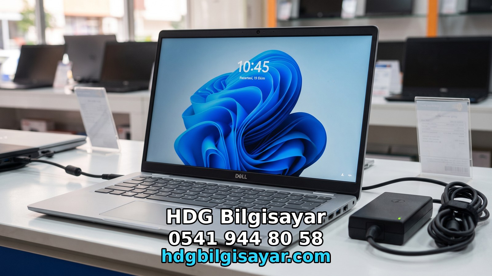 Kilit ekranında kalan Dell dizüstü