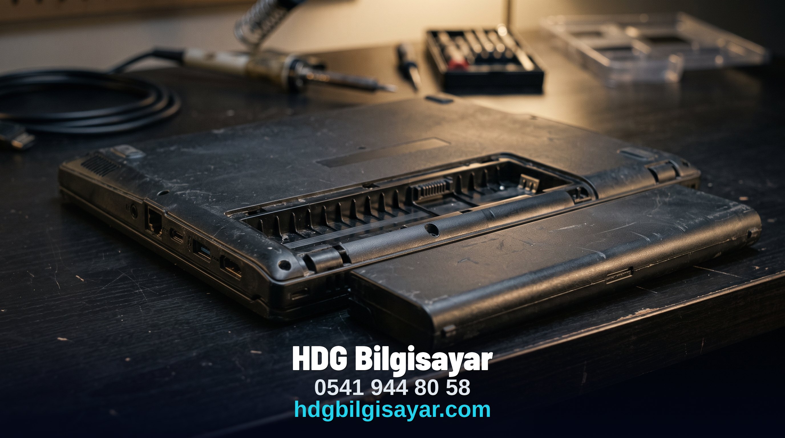 İzmir HDG Bilgisayar — laptop batarya ve şarj