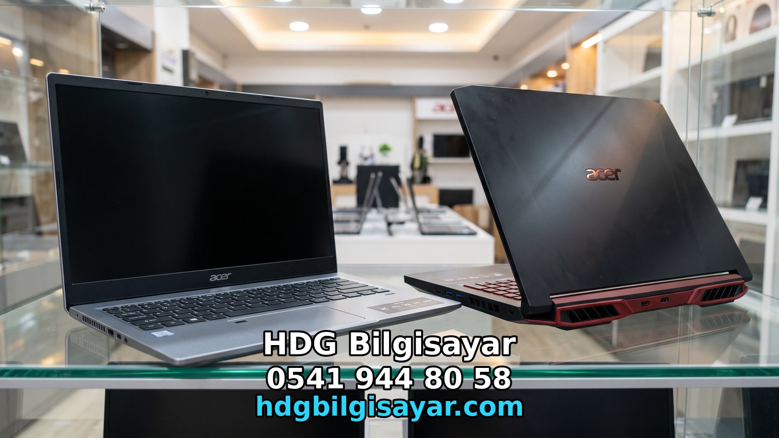 Vitrinde Acer Aspire ve Acer Nitro