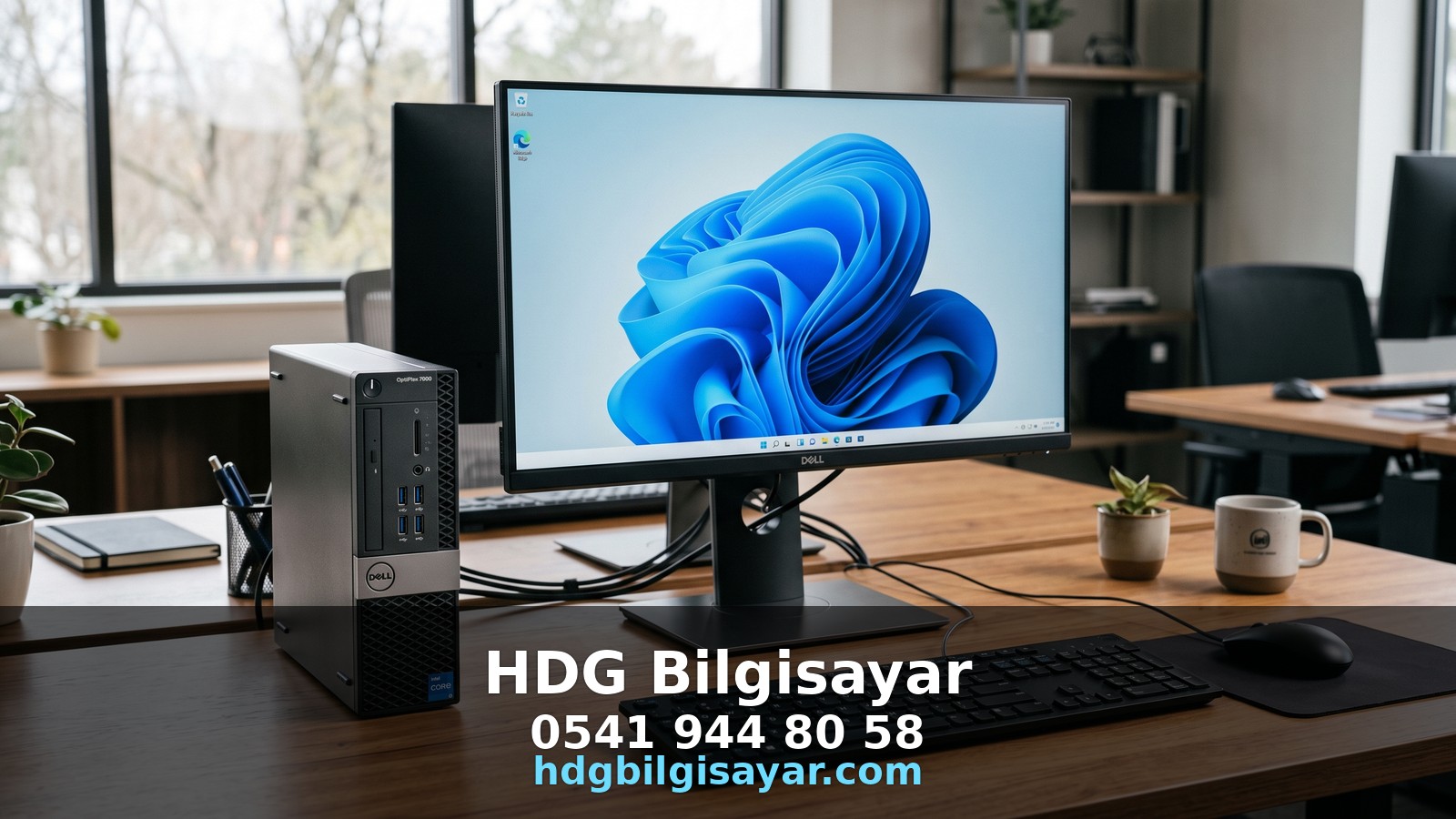 İzmir HDG Bilgisayar — iş laptopu ön görünüm