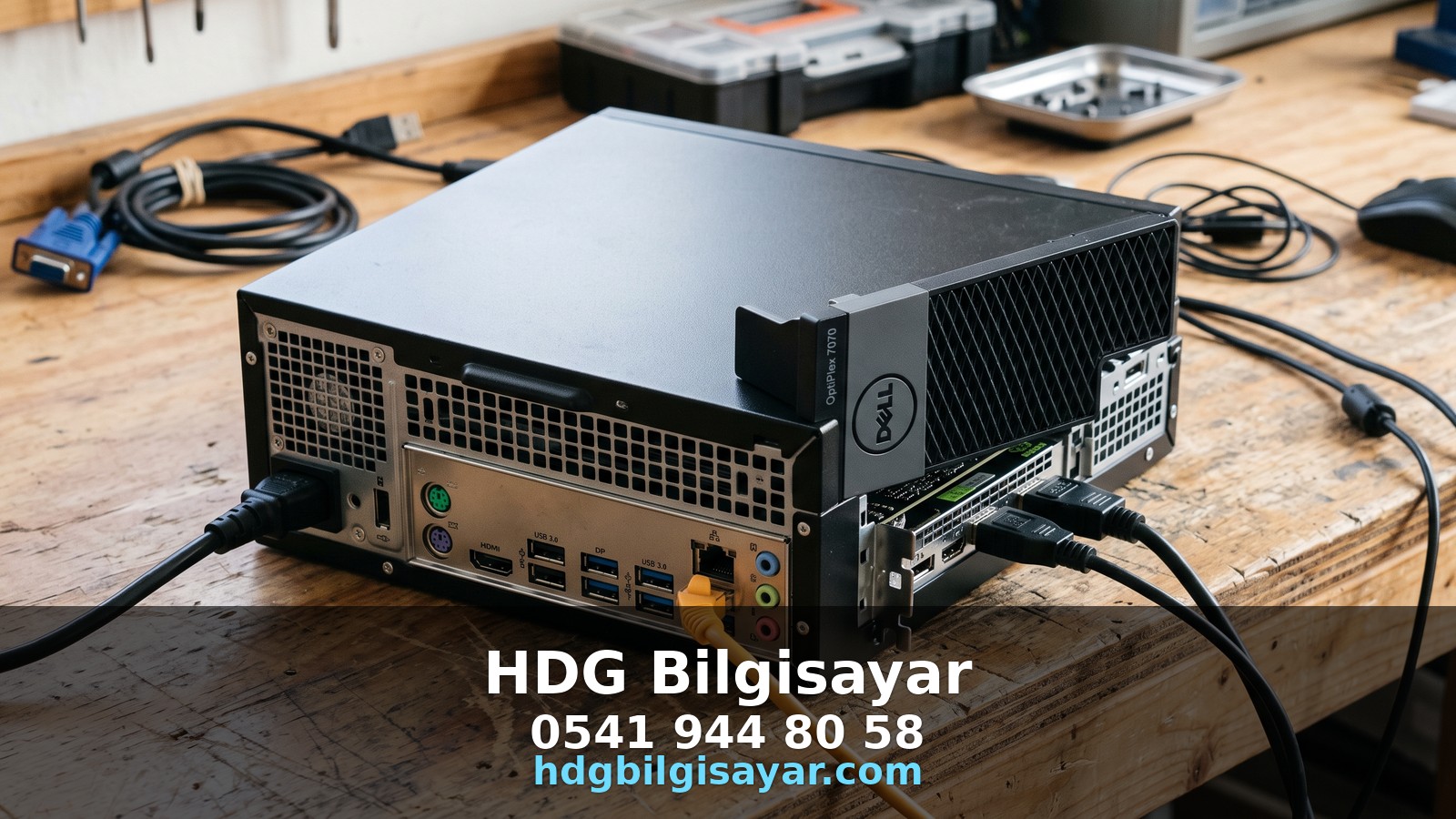 İzmir HDG Bilgisayar — iş laptopu yan görünüm