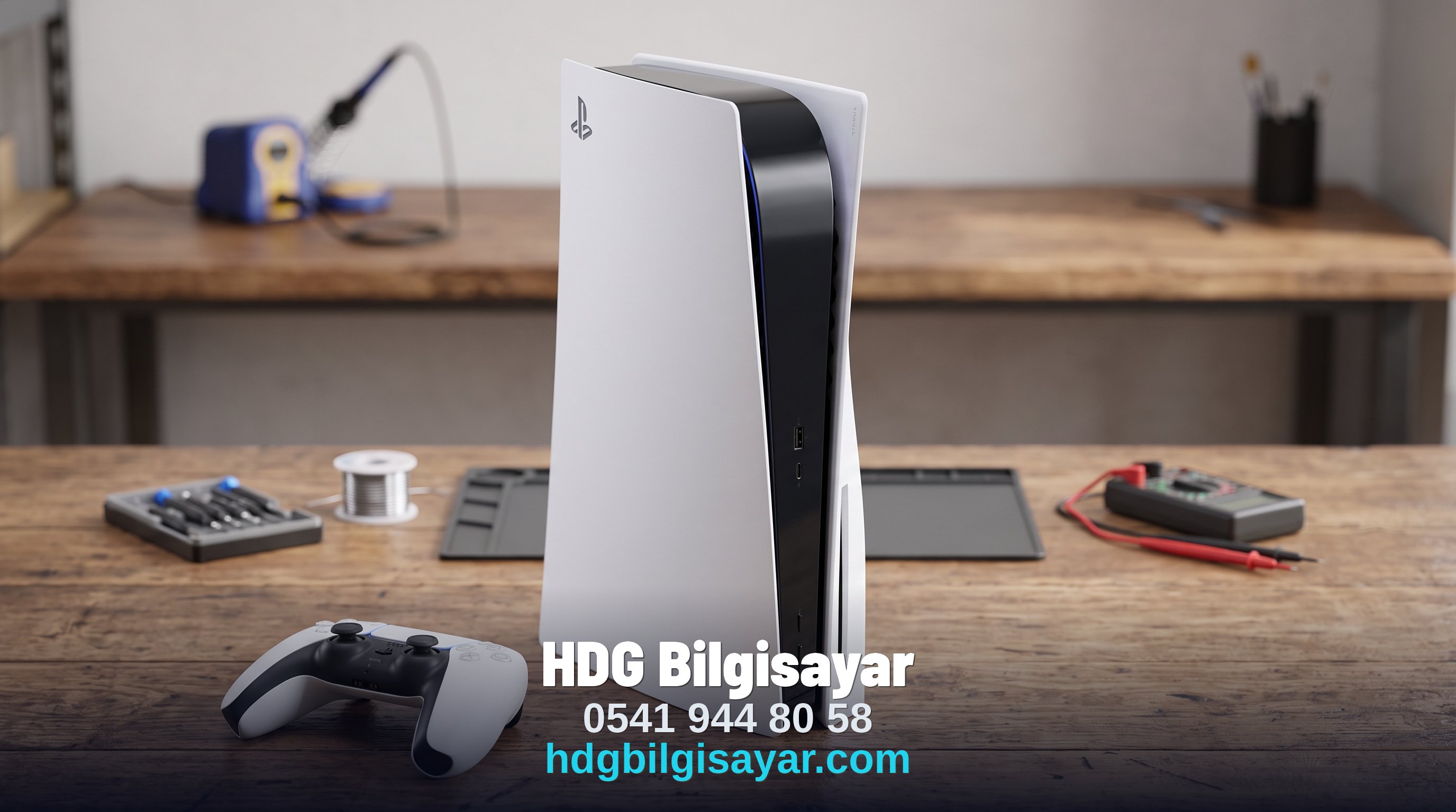 İzmir HDG Bilgisayar — PS5 HDMI ve fan tamiri