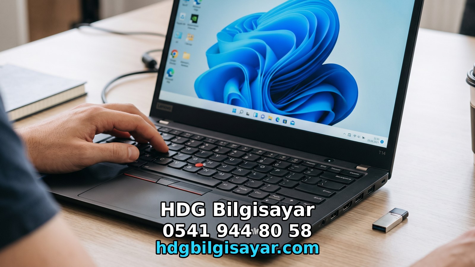 ThinkPad’de klavye testi