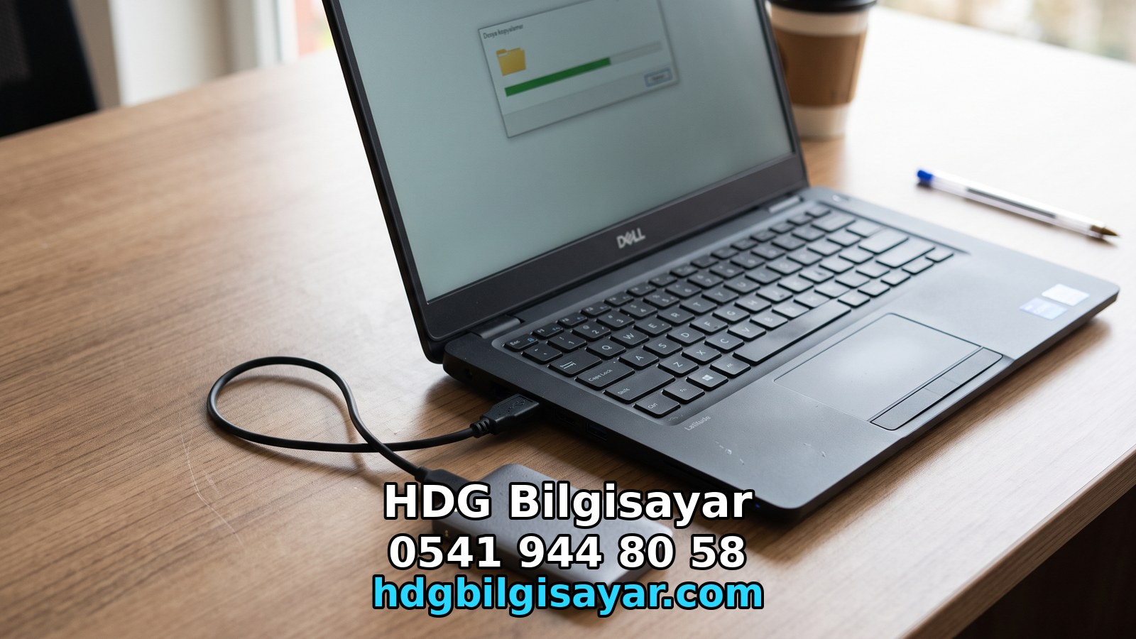 Dell Latitude’dan harici diske yedekleme