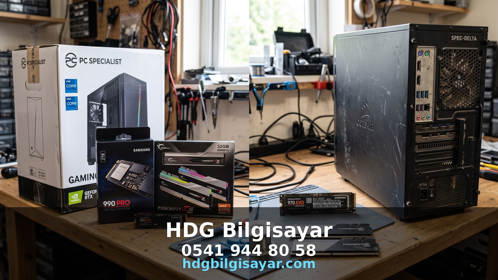 İzmir HDG Bilgisayar — parçalar