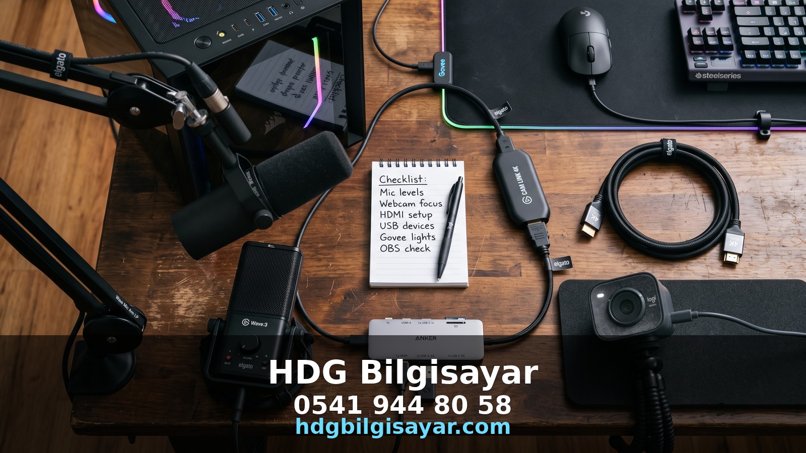 İzmir HDG Bilgisayar — yayın checklist