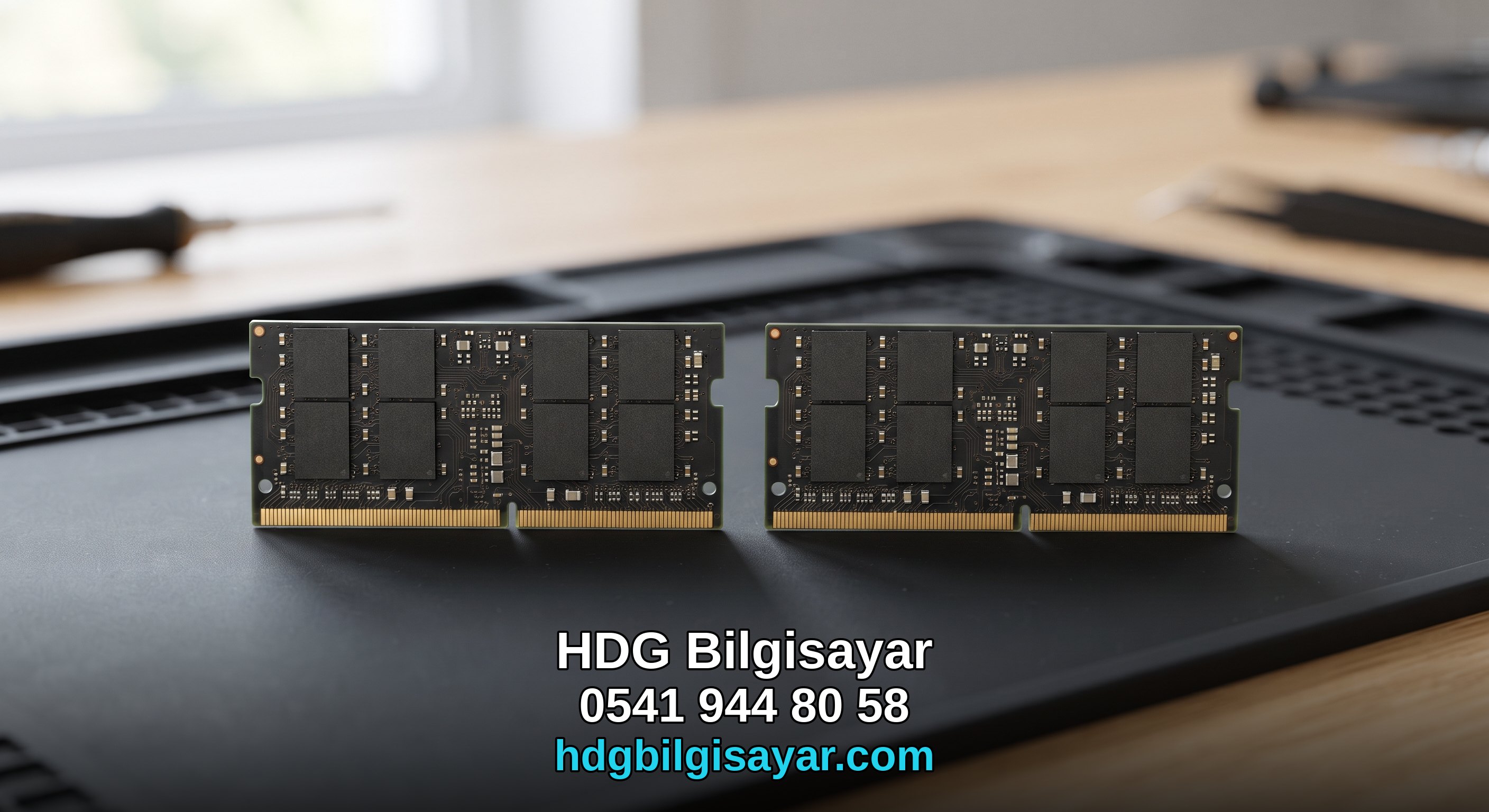 İzmir HDG Bilgisayar — laptop RAM yükseltme