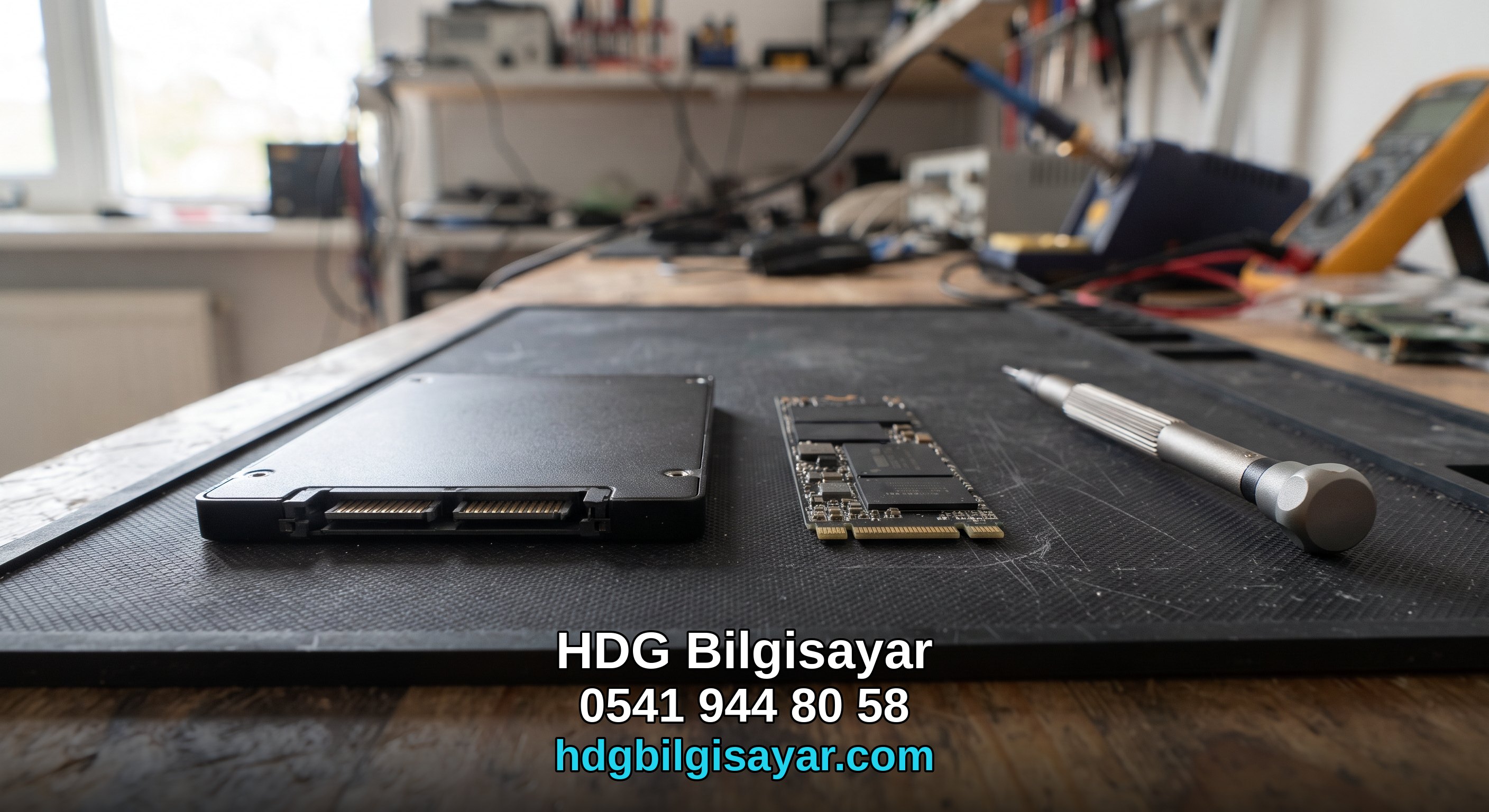 İzmir HDG Bilgisayar — laptop SSD upgrade
