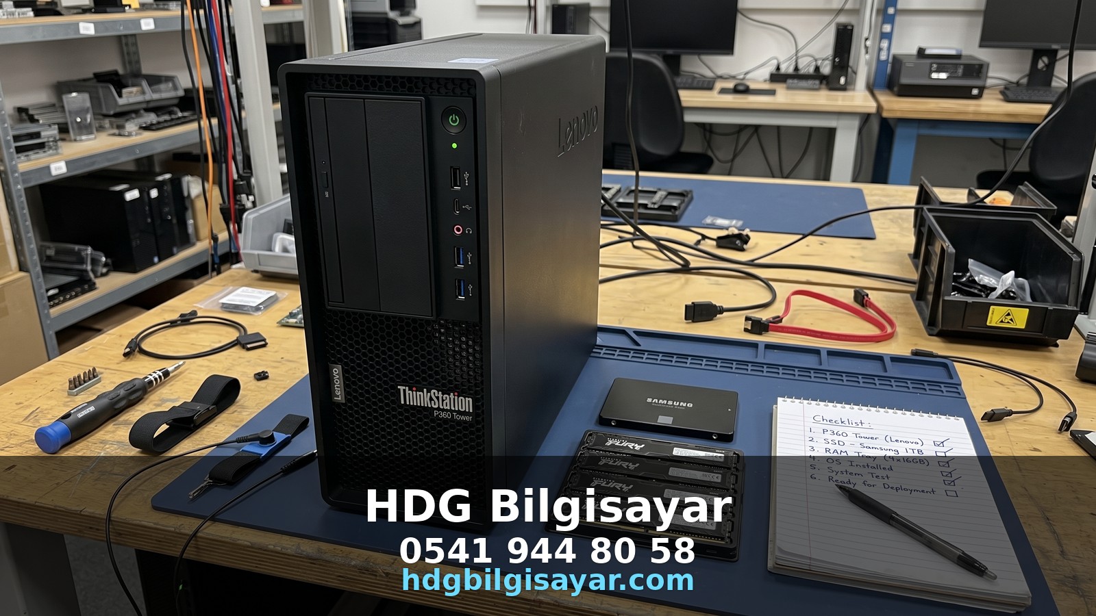 İzmir HDG Bilgisayar — checklist