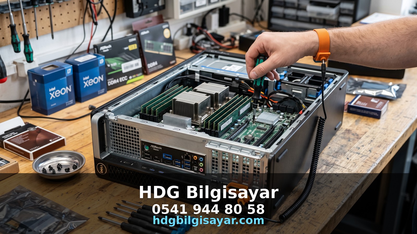 İzmir HDG Bilgisayar — montaj
